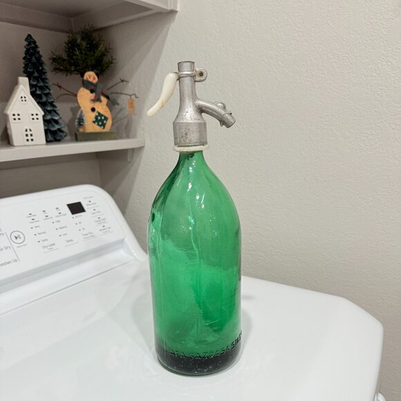 Rare VTG Romanian Seltzer Soda Siphon Bottle from Transylvania - Picture 12 of 16